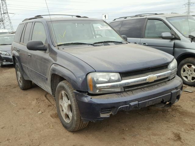 1GNDT13S482235696 - 2008 CHEVROLET TRAILBLAZE BLUE photo 1