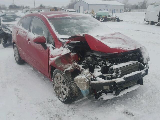 KNADM4A33C6058365 - 2012 KIA RIO LX Կարմիր լուսանկար 1