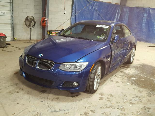 WBAKF3C58BE567303 - 2011 BMW 328 XI BLUE photo 2