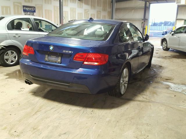 WBAKF3C58BE567303 - 2011 BMW 328 XI BLUE photo 4