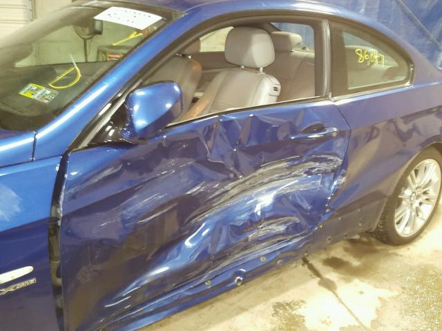 WBAKF3C58BE567303 - 2011 BMW 328 XI BLUE photo 9