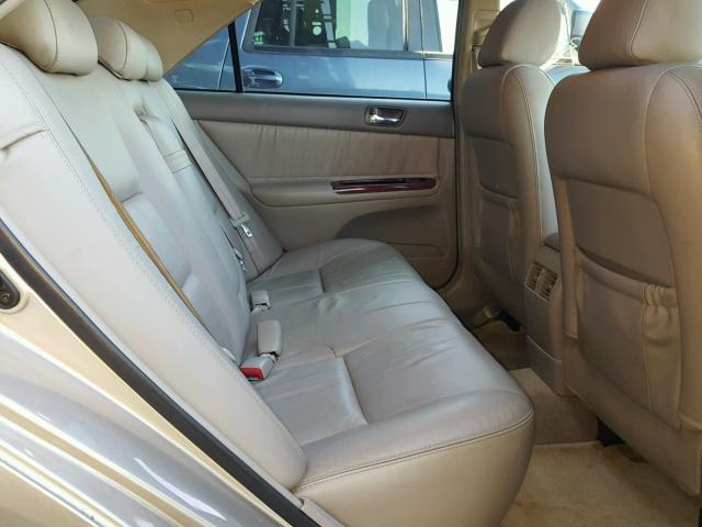 4T1BF30K45U087892 - 2005 TOYOTA CAMRY LE ოქროსფერი ფოტო 6