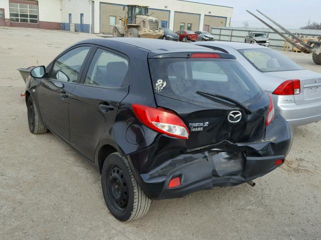 JM1DE1KY2E0178611 - 2014 MAZDA MAZDA2 SPO BLACK photo 3