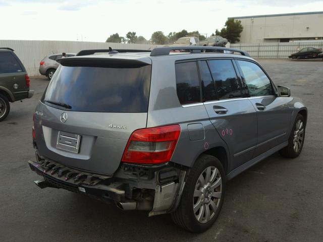 WDCGG8HB7BF611278 - 2011 MERCEDES-BENZ GLK 350 4M GRAY photo 4