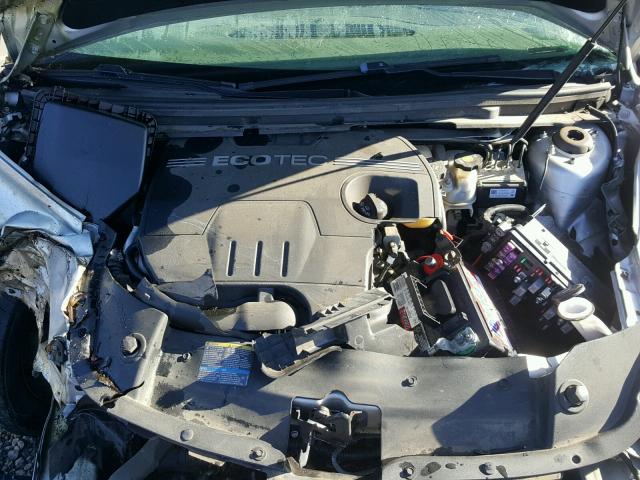 1G1ZC5EB0AF137324 - 2010 CHEVROLET MALIBU 1LT 银色 照片 7