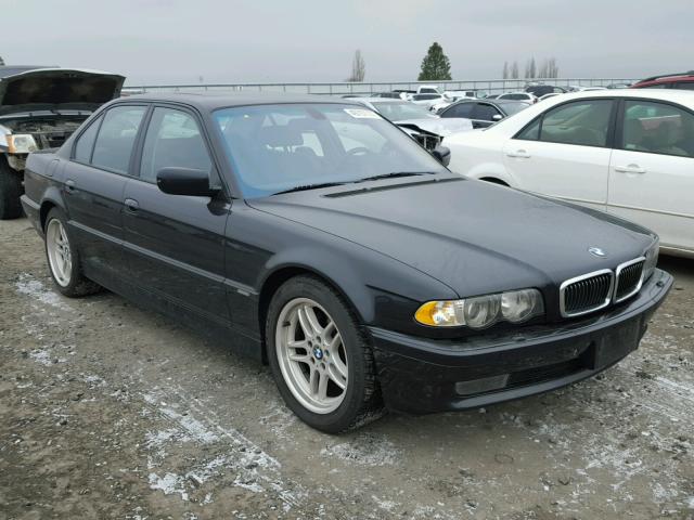 WBAGG83411DN88425 - 2001 BMW 740 I AUTO BLACK photo 1