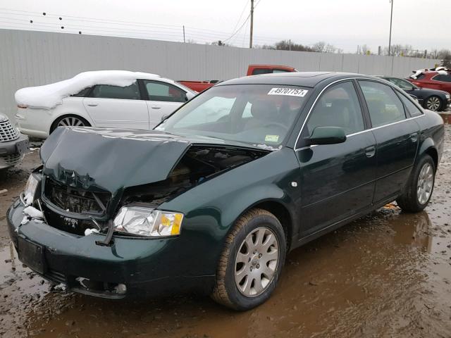 WAUEH64B01N086652 - 2001 AUDI A6 2.8 QUA GREEN photo 2