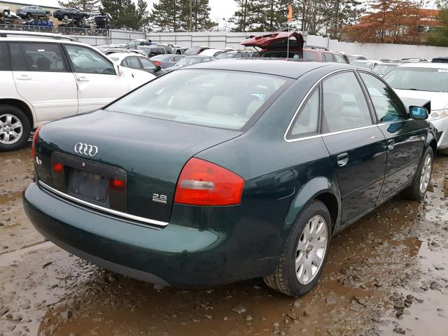 WAUEH64B01N086652 - 2001 AUDI A6 2.8 QUA GREEN photo 4