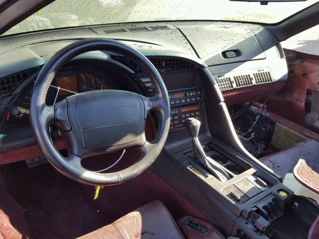 1G1YY23P8P5106704 - 1993 CHEVROLET CORVETTE RED photo 6