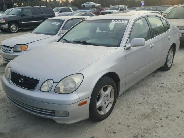 JT8BD68SXW0042172 - 1998 LEXUS GS 300 SILVER photo 2