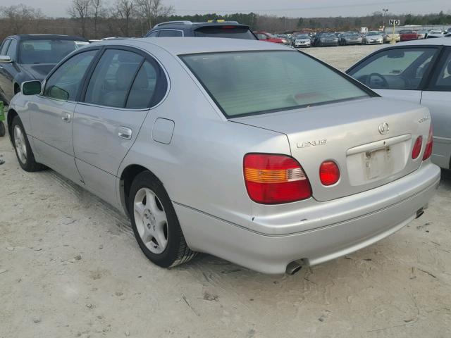 JT8BD68SXW0042172 - 1998 LEXUS GS 300 SILVER photo 3