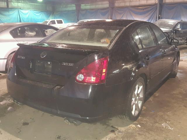 1N4BA41E67C810707 - 2007 NISSAN MAXIMA SE BLACK photo 4