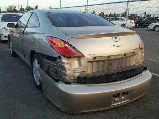 4T1CA30P14U017117 - 2004 TOYOTA CAMRY SOLA GOLD photo 3