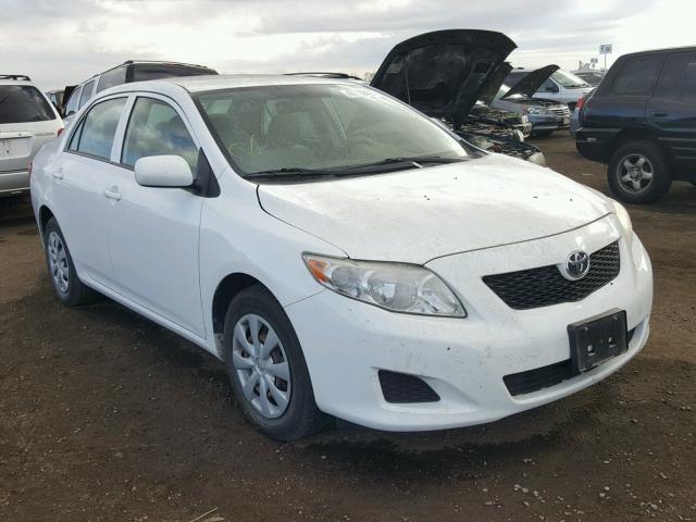 JTDBL40E09J031825 - 2009 TOYOTA COROLLA BA WHITE photo 1