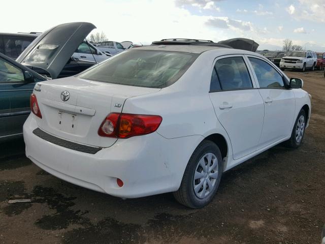 JTDBL40E09J031825 - 2009 TOYOTA COROLLA BA WHITE photo 4