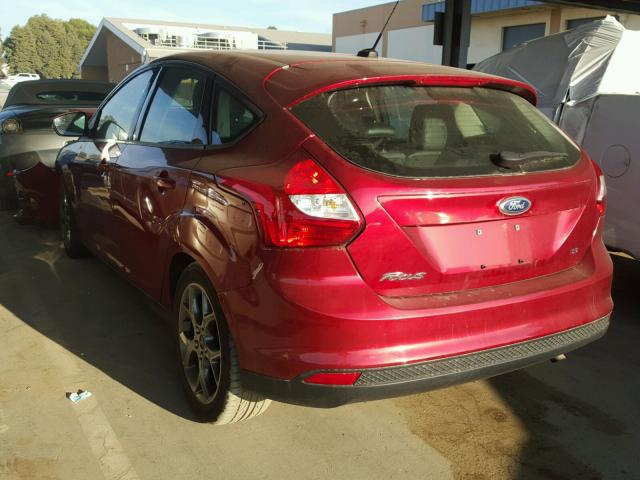 1FADP3K24EL271488 - 2014 FORD FOCUS SE BURGUNDY photo 3