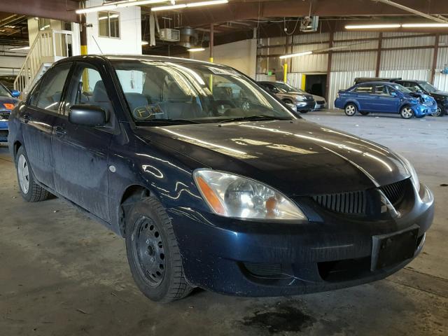 JA3AJ26E74U023076 - 2004 MITSUBISHI LANCER ES BLUE photo 1