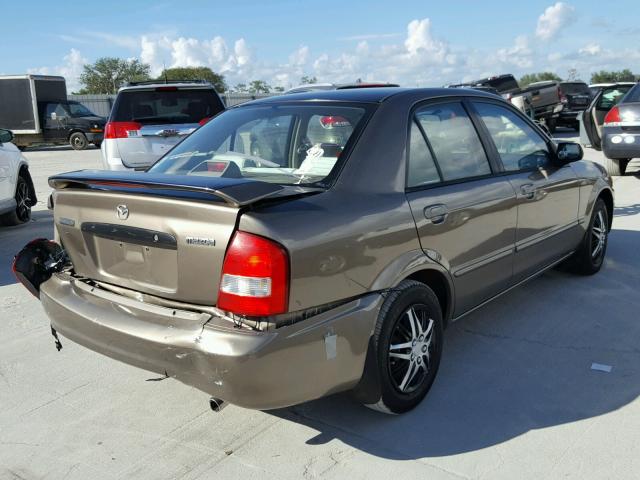 JM1BJ2221X0170183 - 1999 MAZDA PROTEGE DX BEIGE photo 4