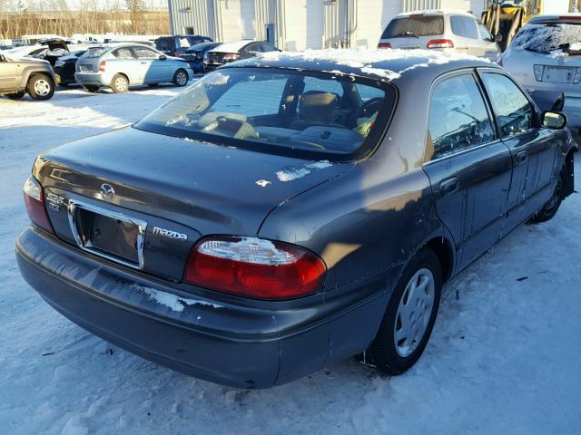 1YVGF22C8Y5151371 - 2000 MAZDA 626 ES GRAY photo 4