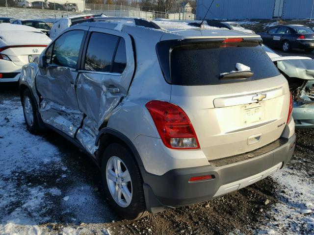 3GNCJLSB4GL239470 - 2016 CHEVROLET TRAX 1LT GOLD photo 3