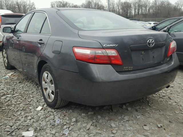 4T1BE46K07U546029 - 2007 TOYOTA CAMRY NEW CHARCOAL photo 3