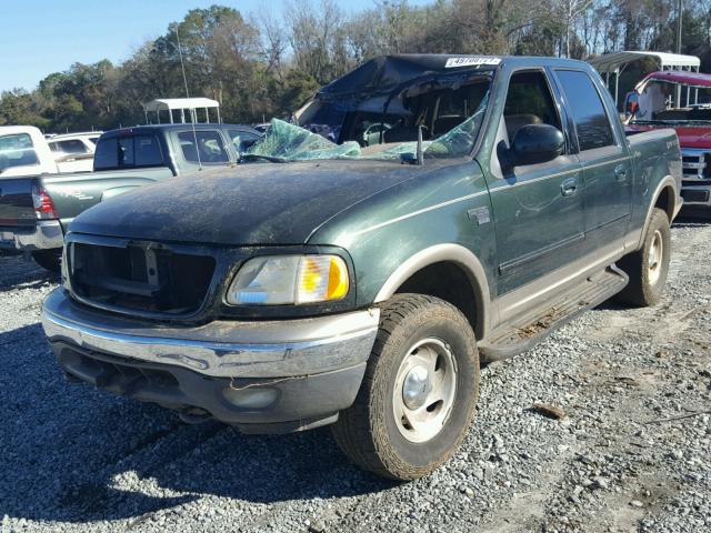 1FTRW08L21KC46123 - 2001 FORD F150 SUPER GREEN photo 2