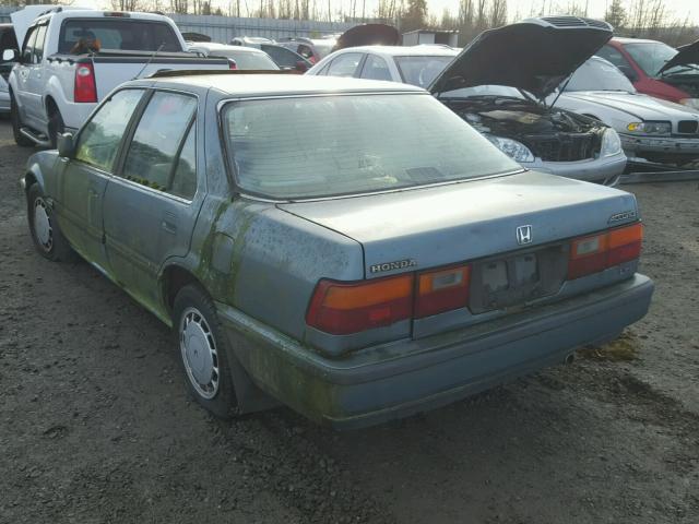 JHMCA5642KC041019 - 1989 HONDA ACCORD LXI GREEN photo 3