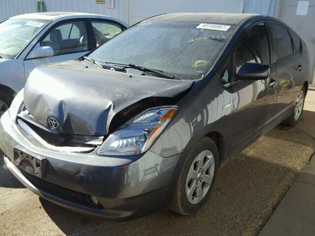 JTDKB20U783438350 - 2008 TOYOTA PRIUS GRAY photo 2