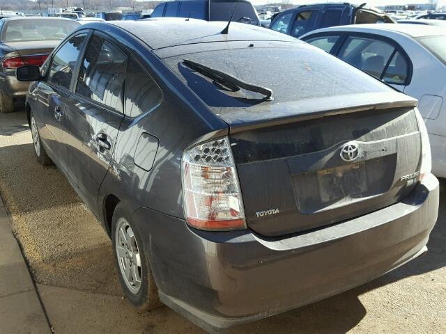 JTDKB20U783438350 - 2008 TOYOTA PRIUS GRAY photo 3