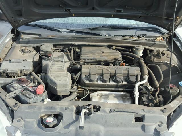 2HGES16584H568640 - 2004 HONDA CIVIC LX GRAY photo 7