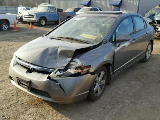 1HGFA16847L115804 - 2007 HONDA CIVIC EX 灰色 照片 2