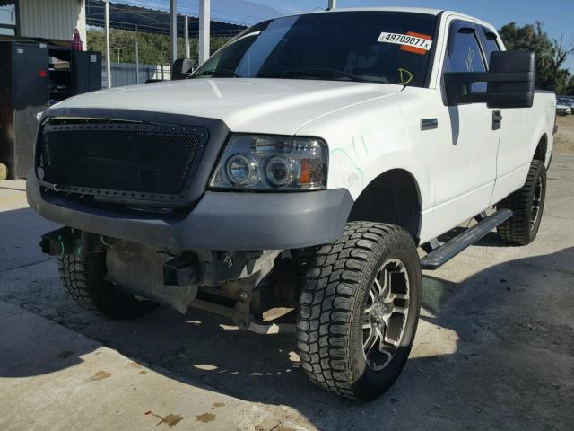 1FTPX14V76NA95092 - 2006 FORD F150 WHITE photo 2