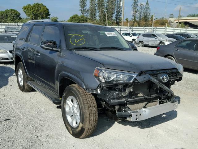 JTEZU5JRXH5162718 - 2017 TOYOTA 4RUNNER SR GRAY photo 1