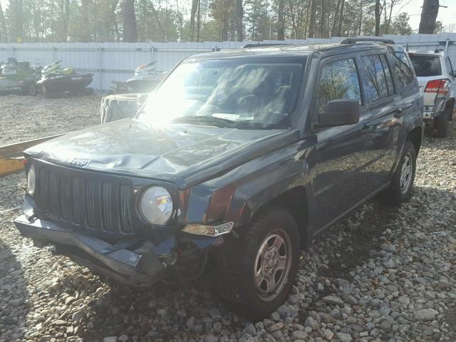 1J8FT28077D400084 - 2007 JEEP PATRIOT SP BLUE photo 2