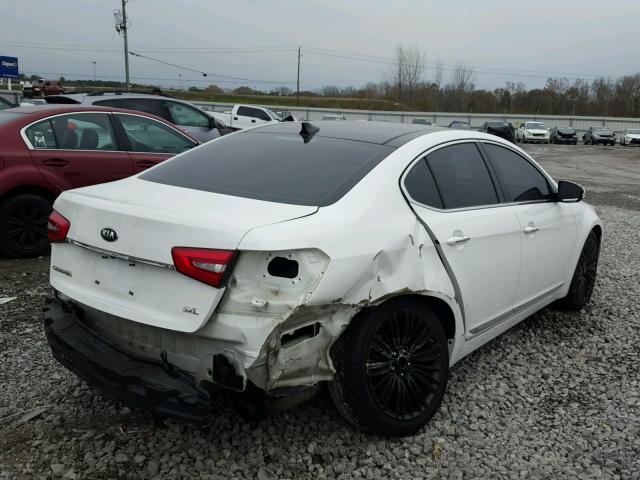 KNALN4D75E5149850 - 2014 KIA CADENZA PR WHITE photo 4