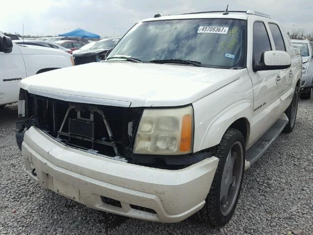 3GYEK62N34G170392 - 2004 CADILLAC ESCALADE E WHITE photo 2