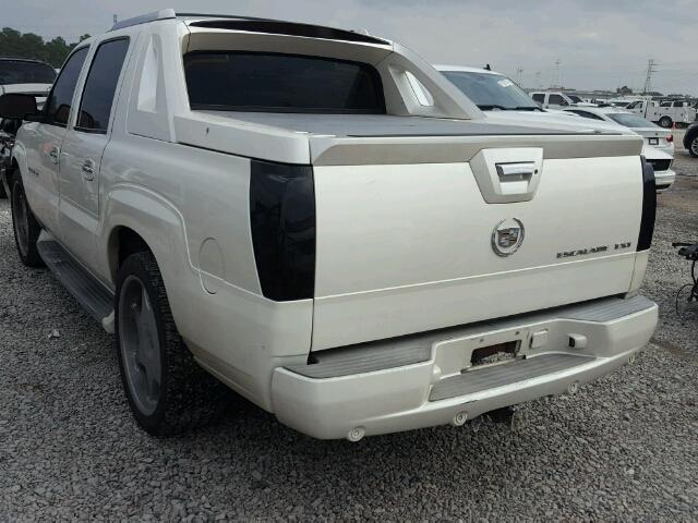 3GYEK62N34G170392 - 2004 CADILLAC ESCALADE E WHITE photo 3