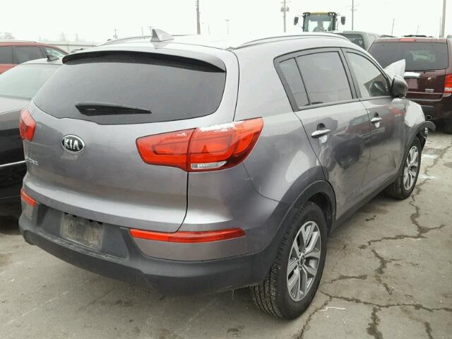 KNDPBCAC6F7731101 - 2015 KIA SPORTAGE L GRAY photo 4