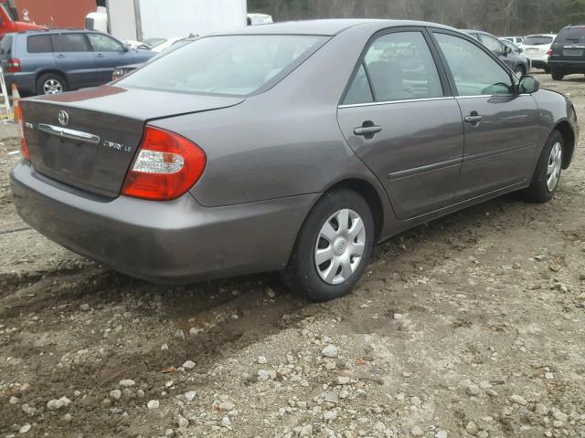 4T1BE32K54U925751 - 2004 TOYOTA CAMRY LE GRAY photo 4