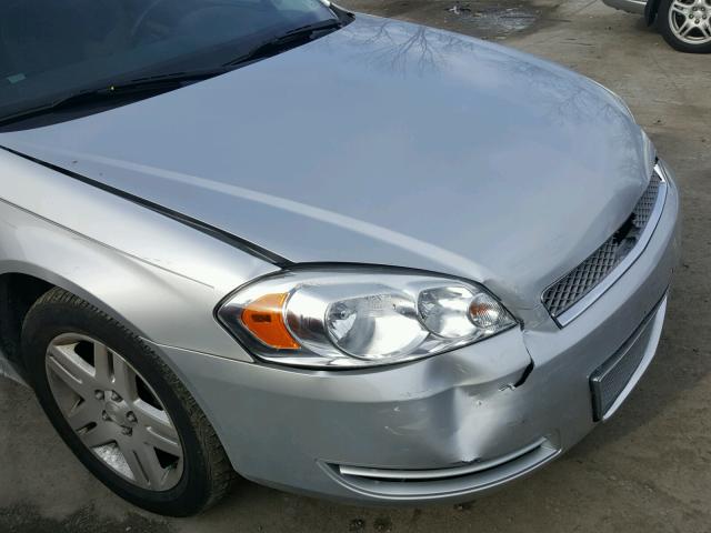 2G1WG5E31D1246760 - 2013 CHEVROLET IMPALA LT SILVER photo 9