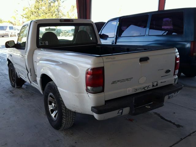 1FTYR10C4YTA19010 - 2000 FORD RANGER WHITE photo 3