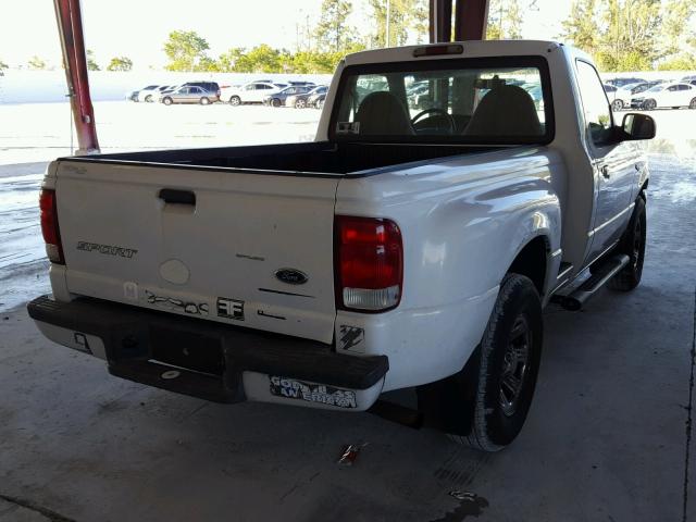 1FTYR10C4YTA19010 - 2000 FORD RANGER WHITE photo 4