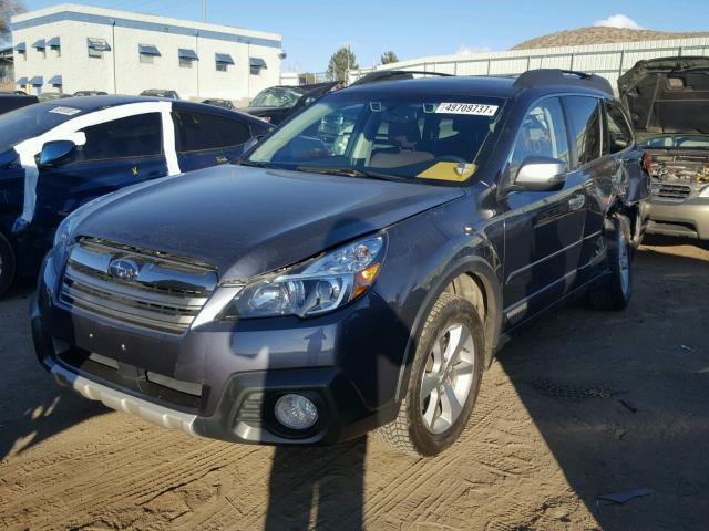 4S4BRDPC7E2315665 - 2014 SUBARU OUTBACK 3. GRAY photo 2