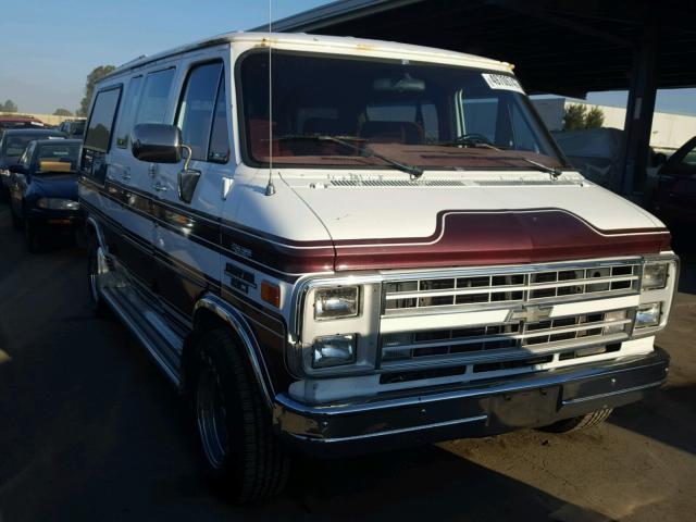 1GBEG25K9H7106736 - 1987 CHEVROLET SPORTVAN / WHITE photo 1