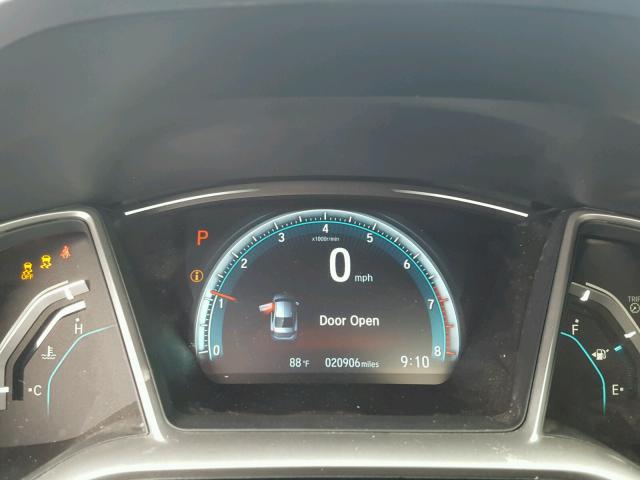 19XFC2F71GE068505 - 2016 HONDA CIVIC EX BLACK photo 8