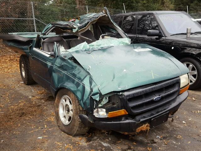 1FTYR10V4YPA43866 - 2000 FORD RANGER GREEN photo 1