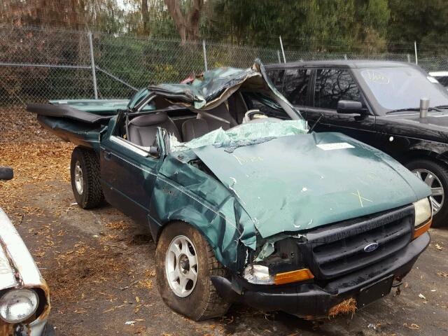 1FTYR10V4YPA43866 - 2000 FORD RANGER GREEN photo 9