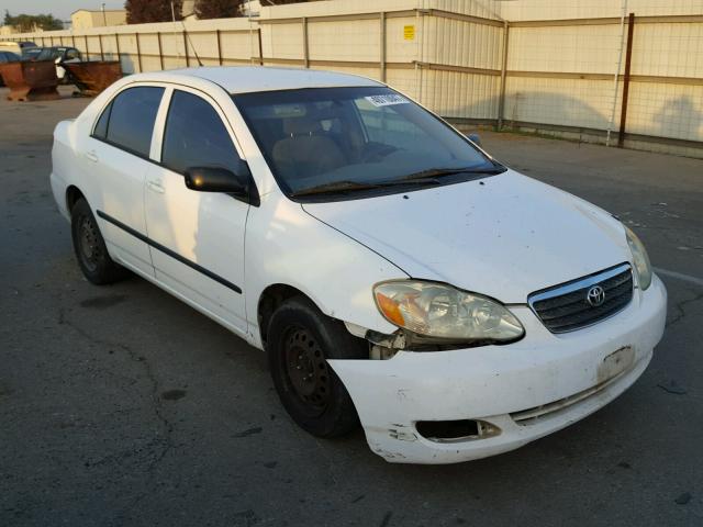 1NXBR32E16Z697989 - 2006 TOYOTA COROLLA CE WHITE photo 1