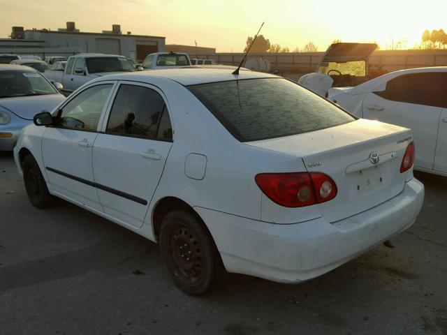 1NXBR32E16Z697989 - 2006 TOYOTA COROLLA CE WHITE photo 3