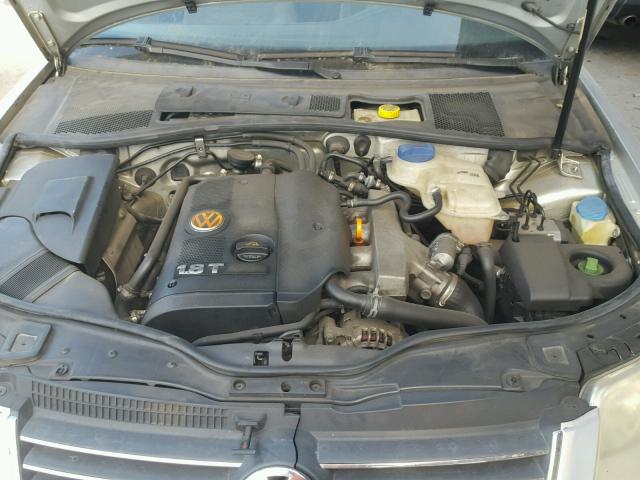 WVWVD63B14E168460 - 2004 VOLKSWAGEN PASSAT GLS SILVER photo 7